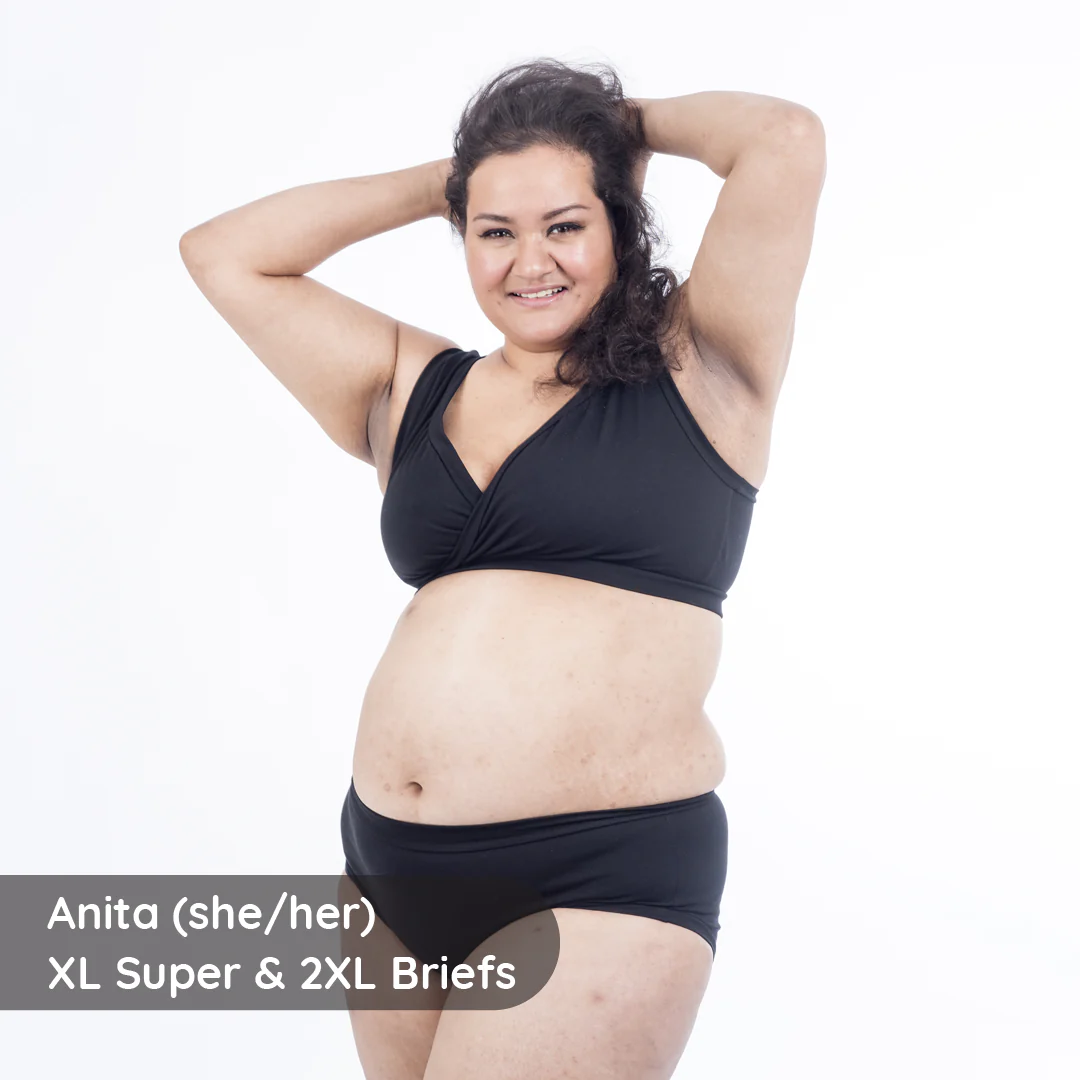 Mid Rise Briefs - Black - Image 4