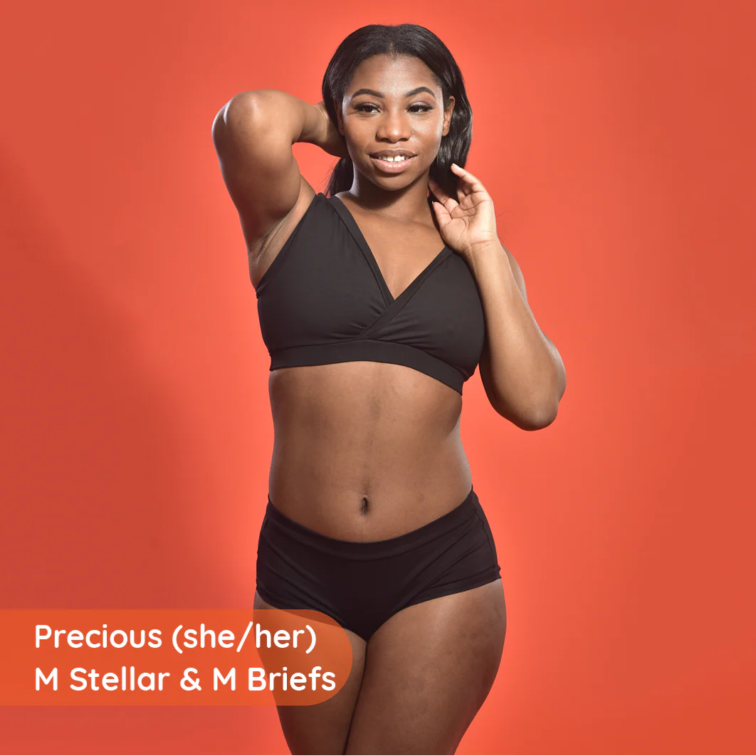 Mid Rise Briefs - Black - Image 5