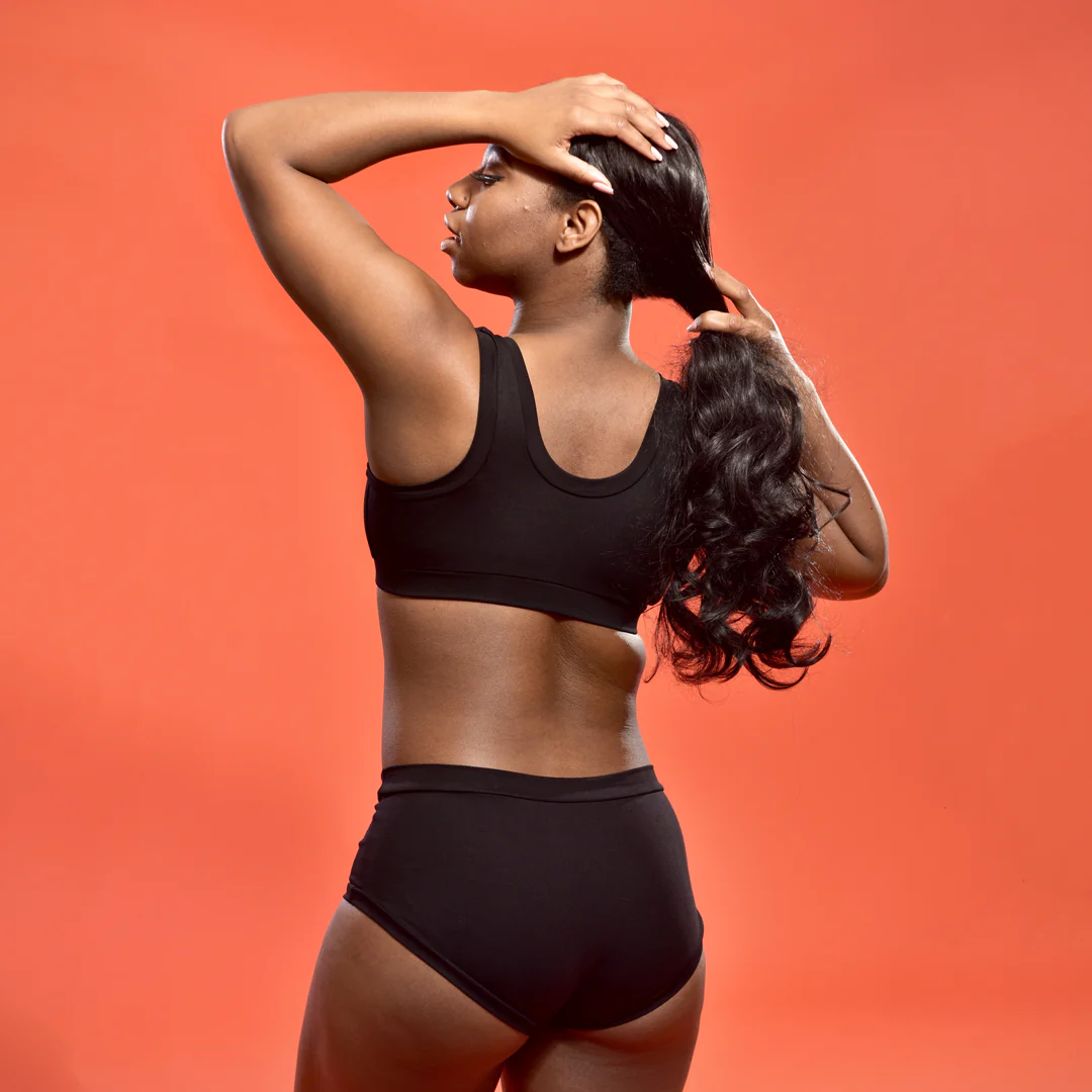 Mid Rise Briefs - Black - Image 6