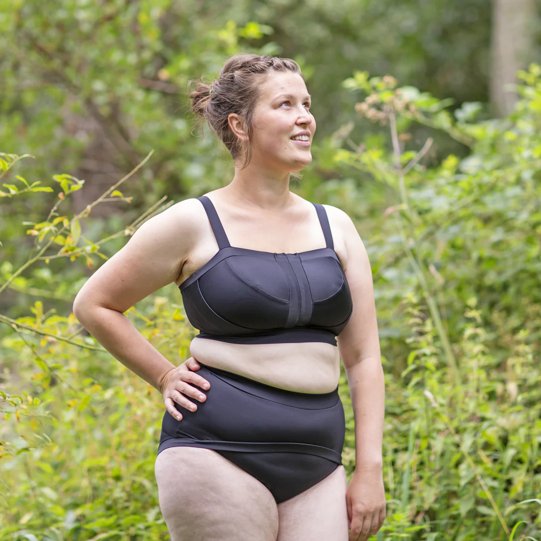 Swim Flexi-Size Bra - Black - Image 4