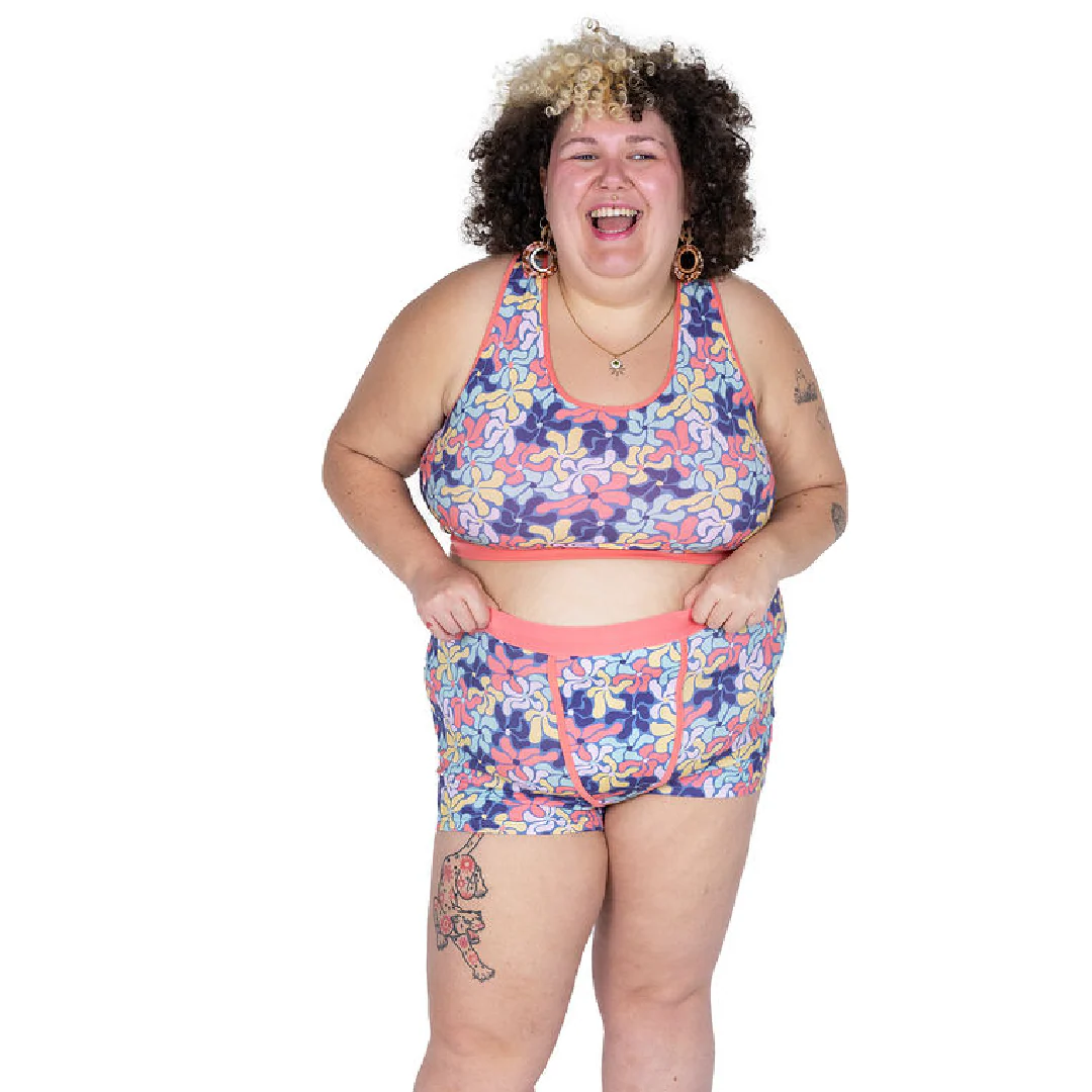 Boxer Briefs - Wavy Flowers - Image 3