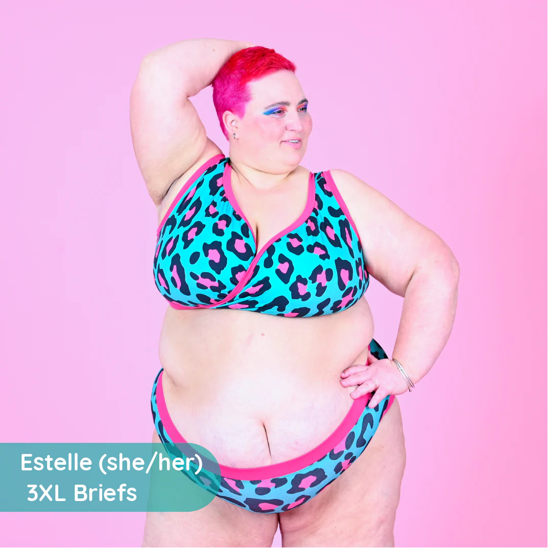 High Rise Briefs - Hot Leopard - Image 3
