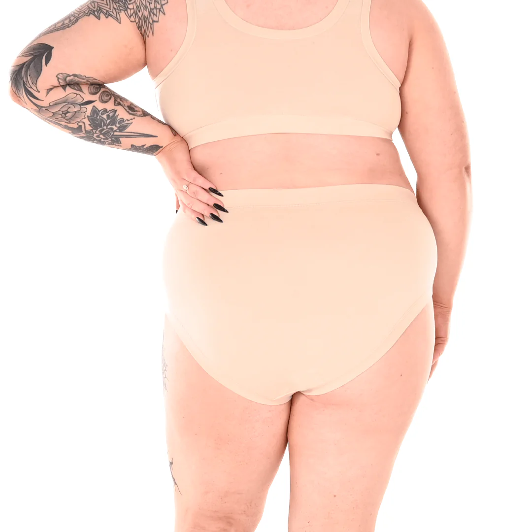 High Rise Briefs - Nude Three - Image 3