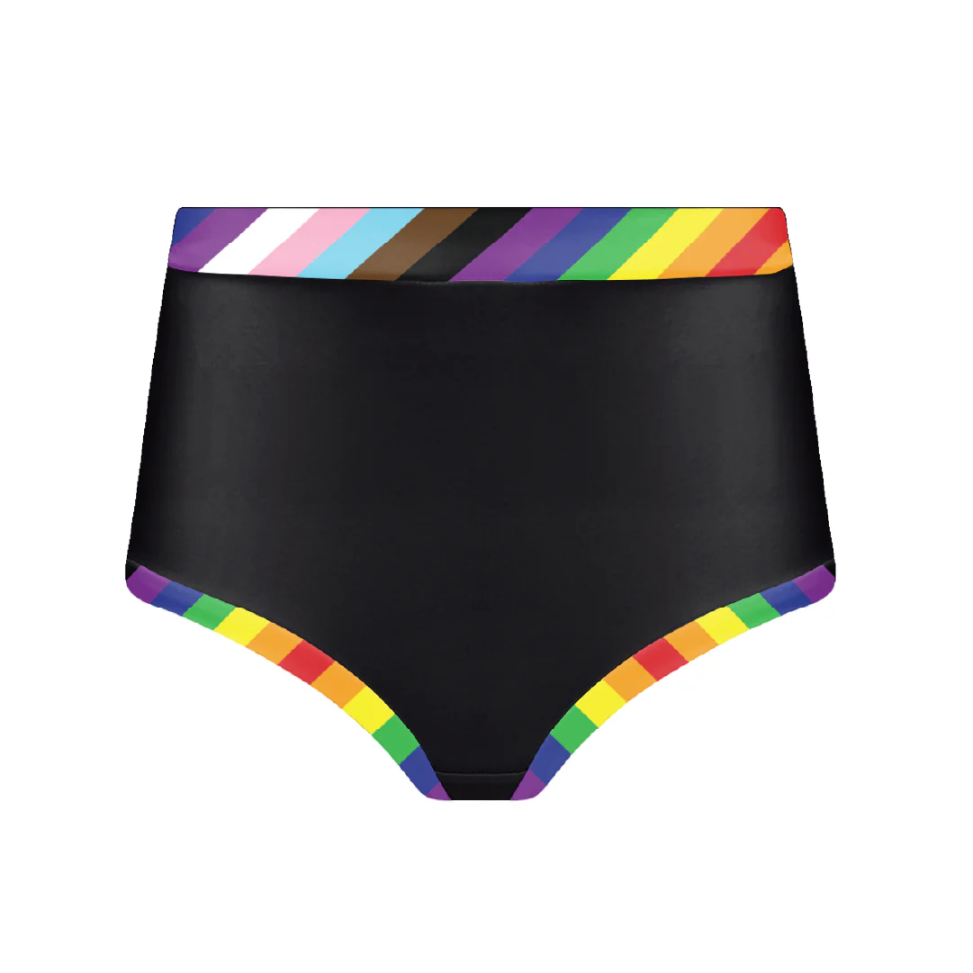 High Rise Briefs - Prism Pride***
