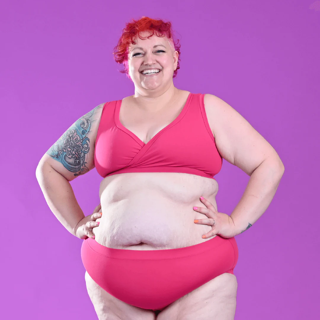 High Rise Briefs - Raspberry - Image 3