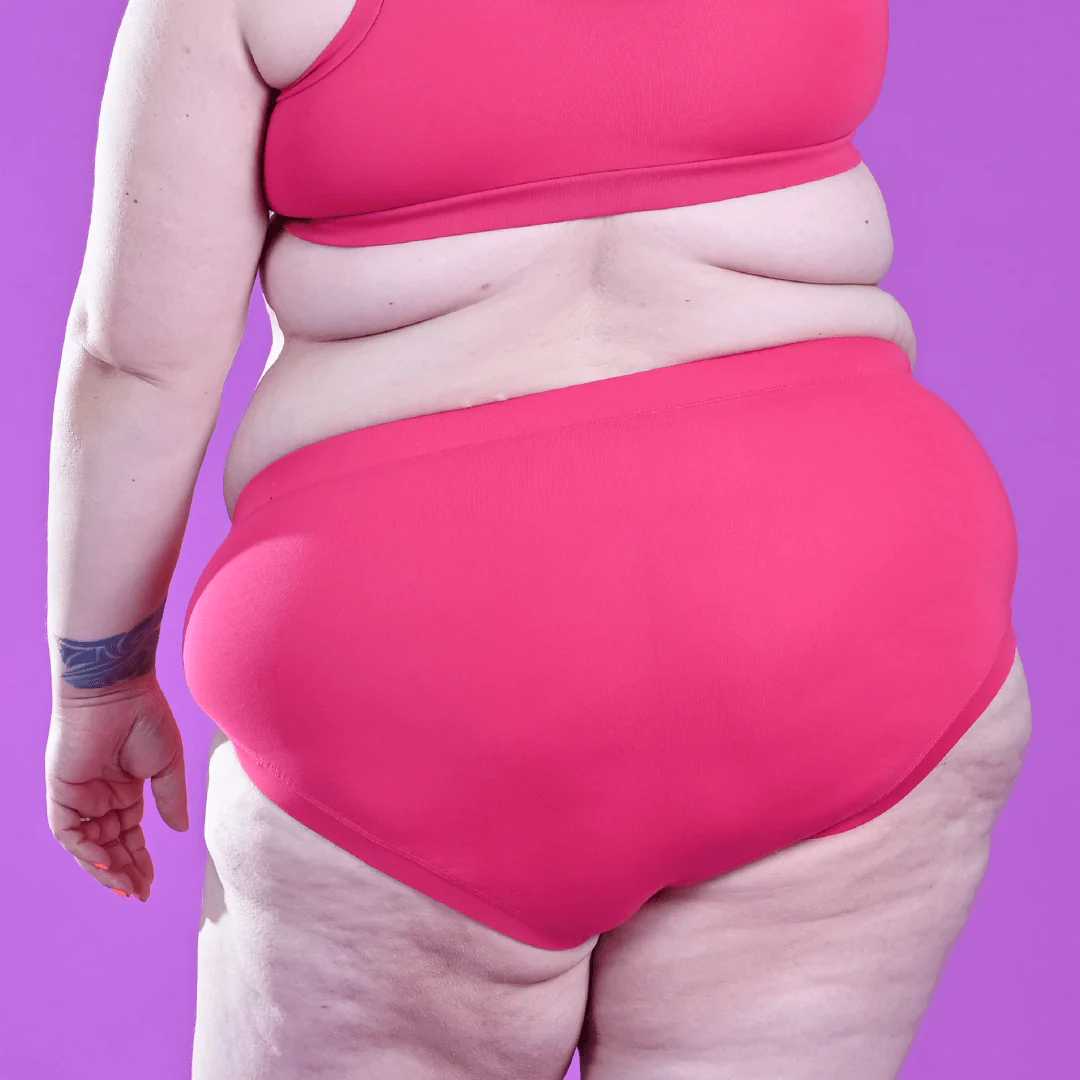 High Rise Briefs - Raspberry - Image 4
