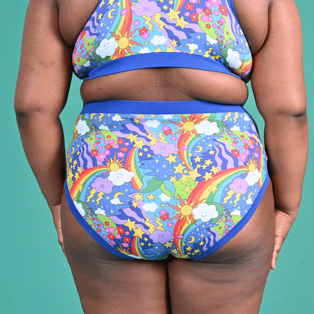 High Rise Briefs - Retro Rainbows - Image 7