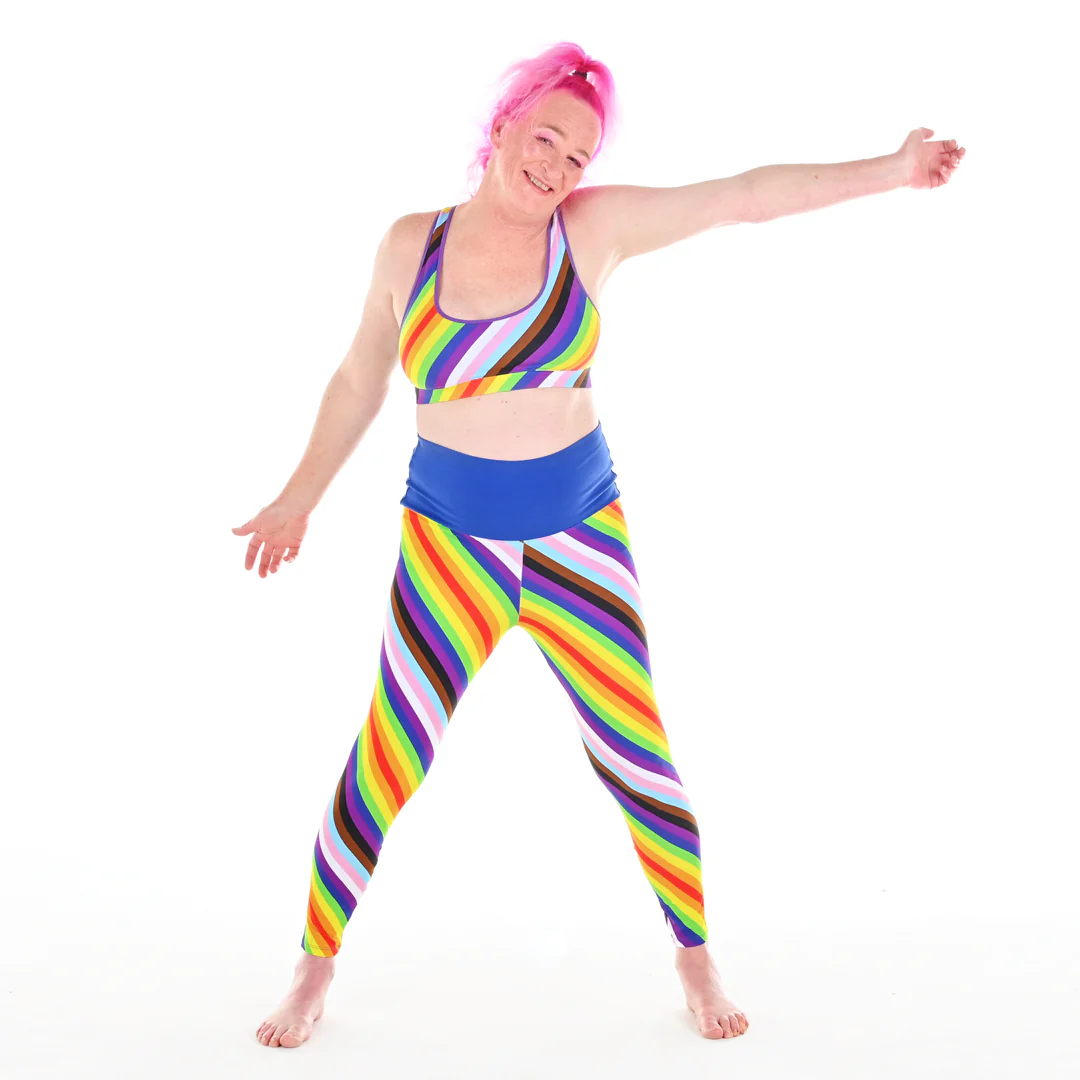 High Waist Organic Cotton Leggings - Pride - Image 3