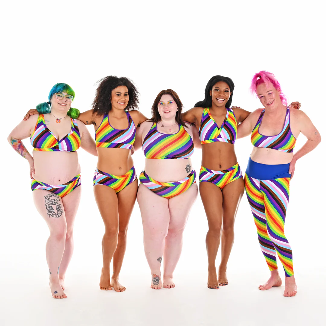 High Waist Organic Cotton Leggings - Pride - Image 4