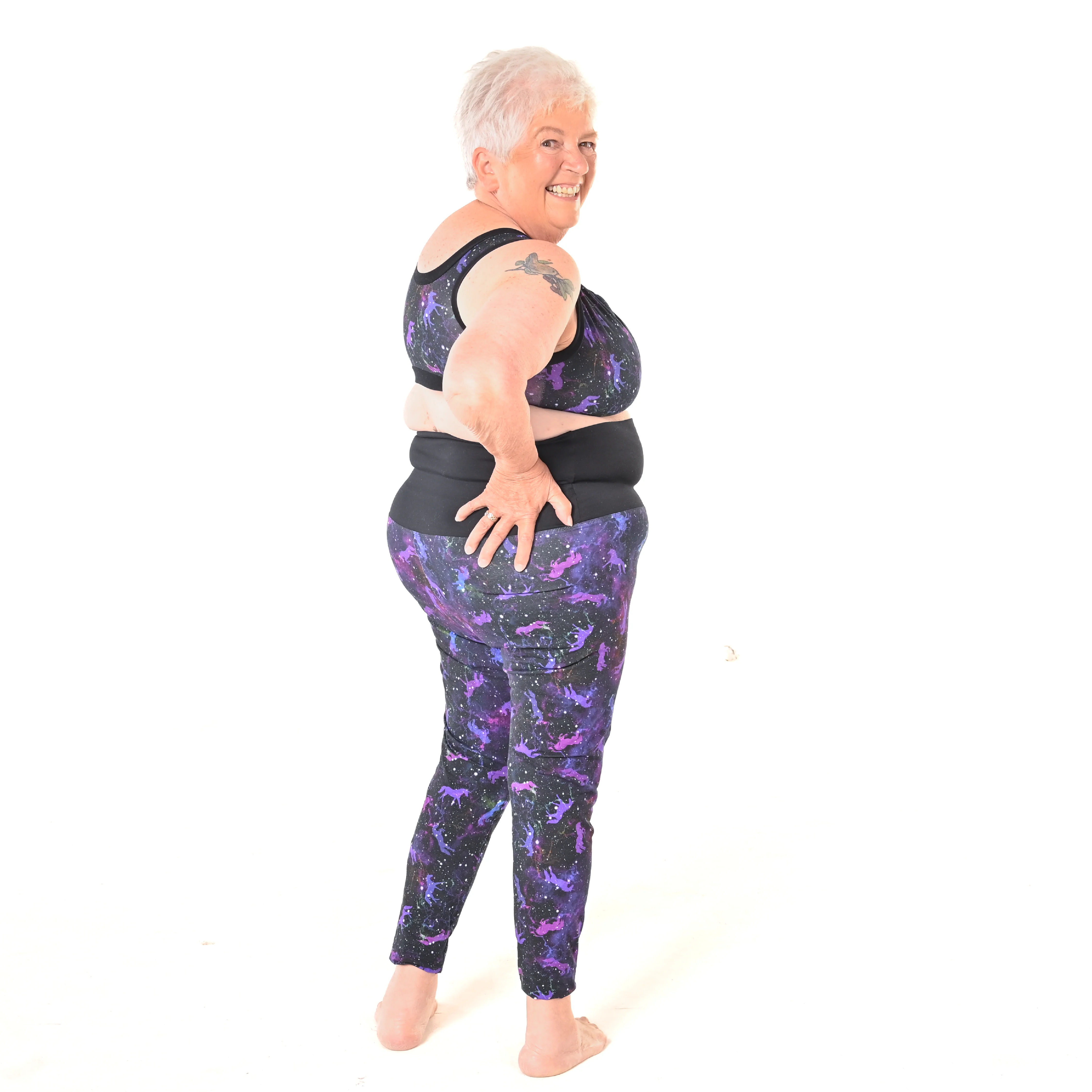 High Waist Organic Cotton Leggings - Uni-verse - Image 3