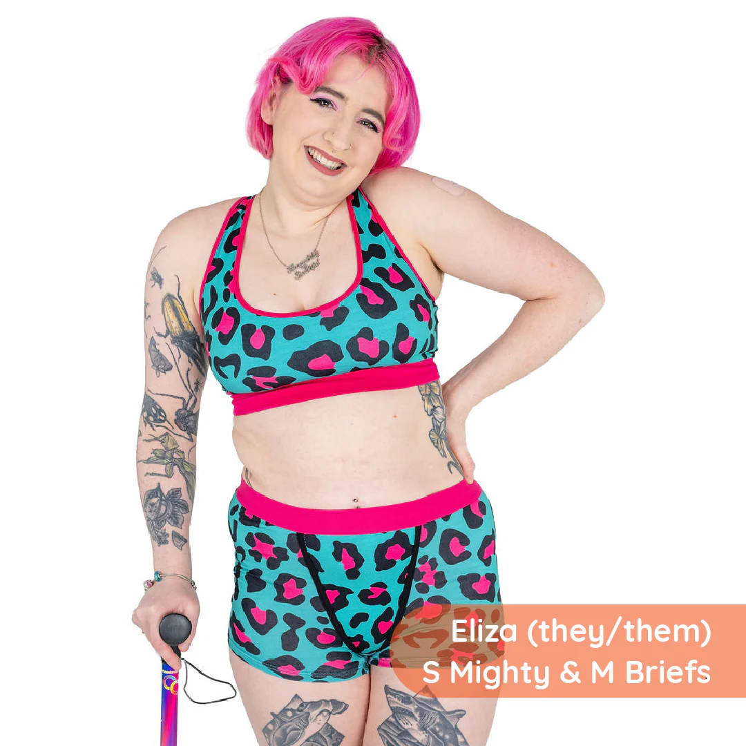 Racerback Bralette - Hot Leopard - Image 4