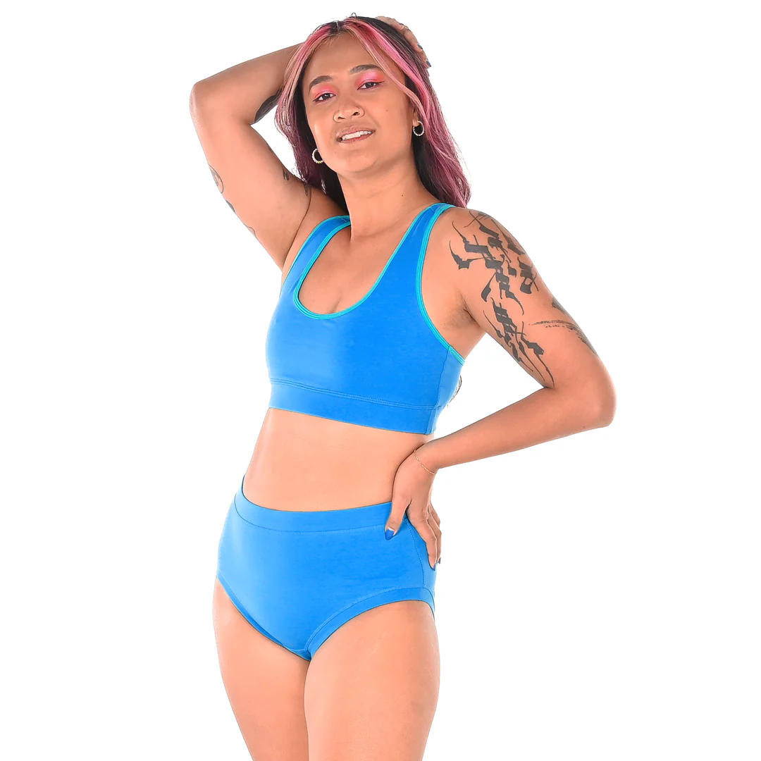 Racerback Bralette - Lagoon*** - Image 3