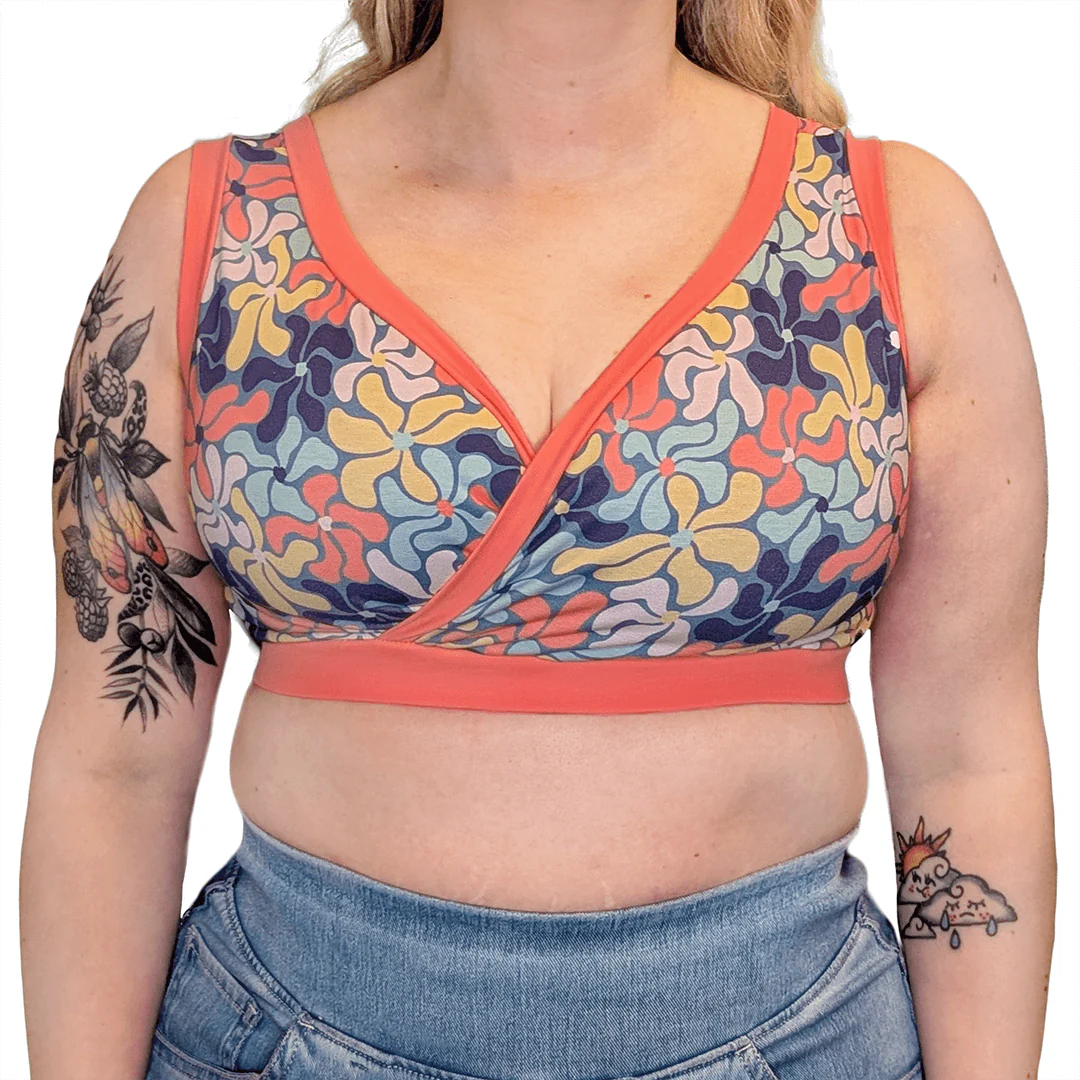 Original Bra - Wavy Flowers - Image 5
