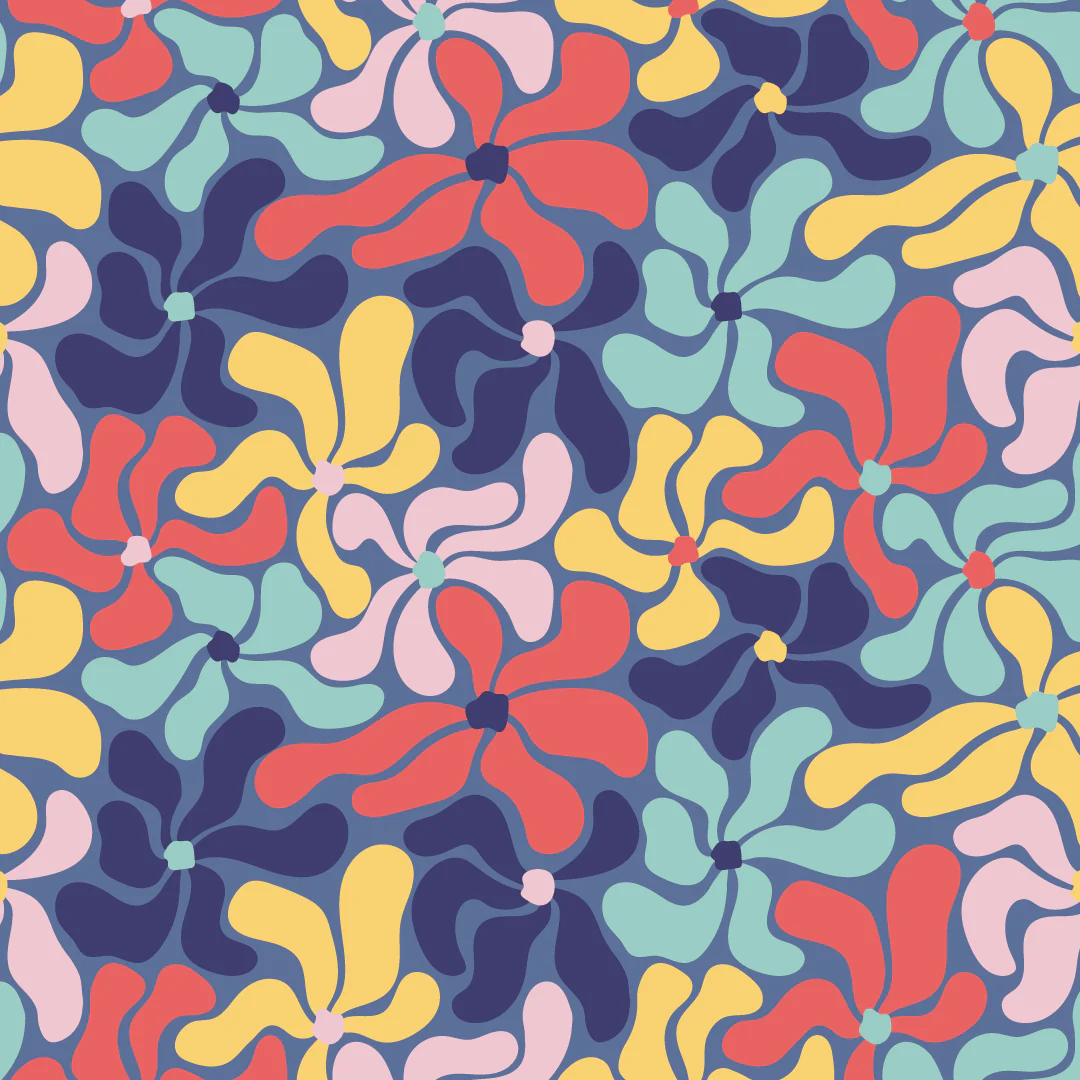 Boxer Briefs - Wavy Flowers - Image 4