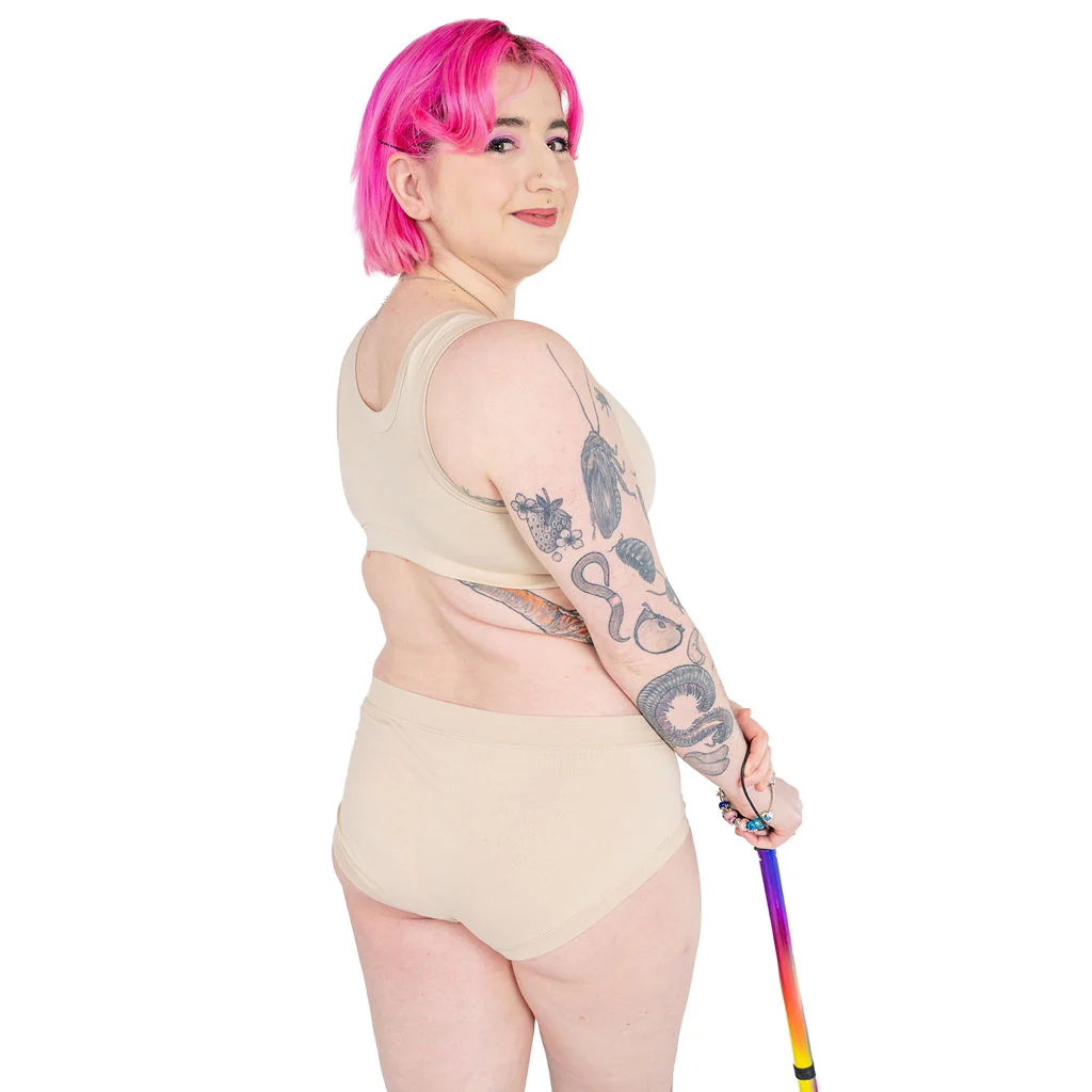 Mid Rise Briefs - Nude Three - Image 5