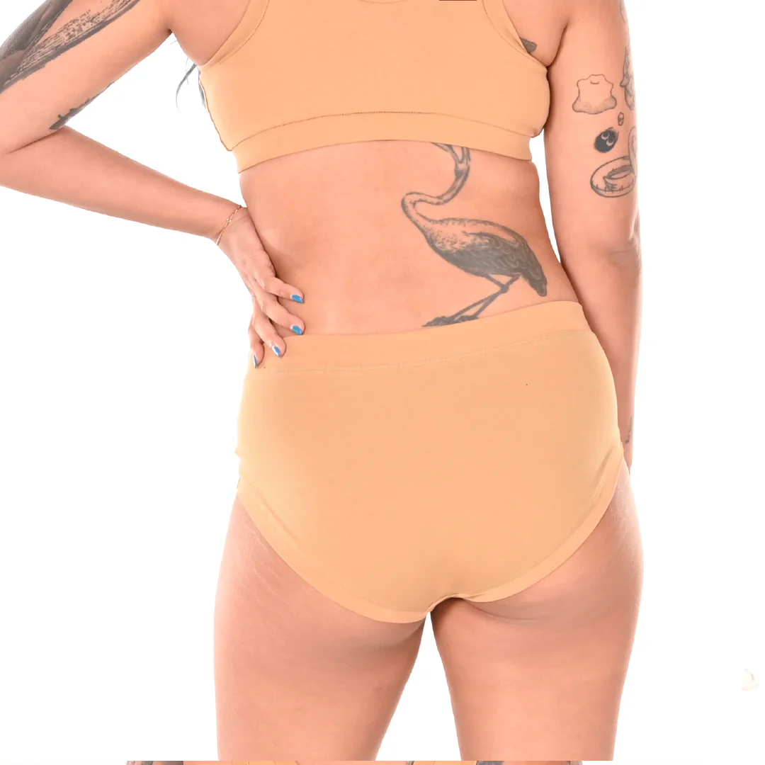 Mid Rise Briefs - Nude Two - Image 4