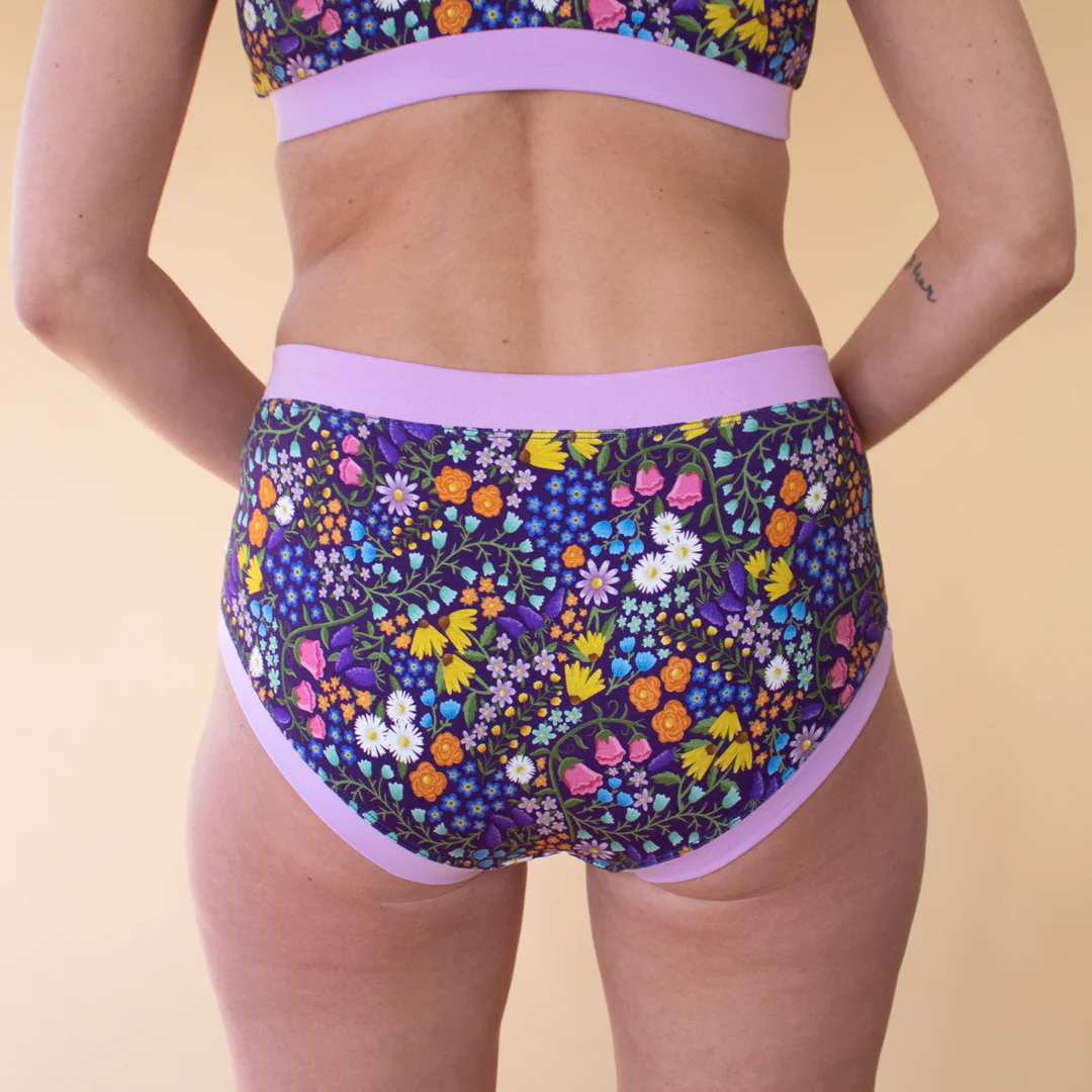 Mid Rise Briefs - Wildflowers - Image 4