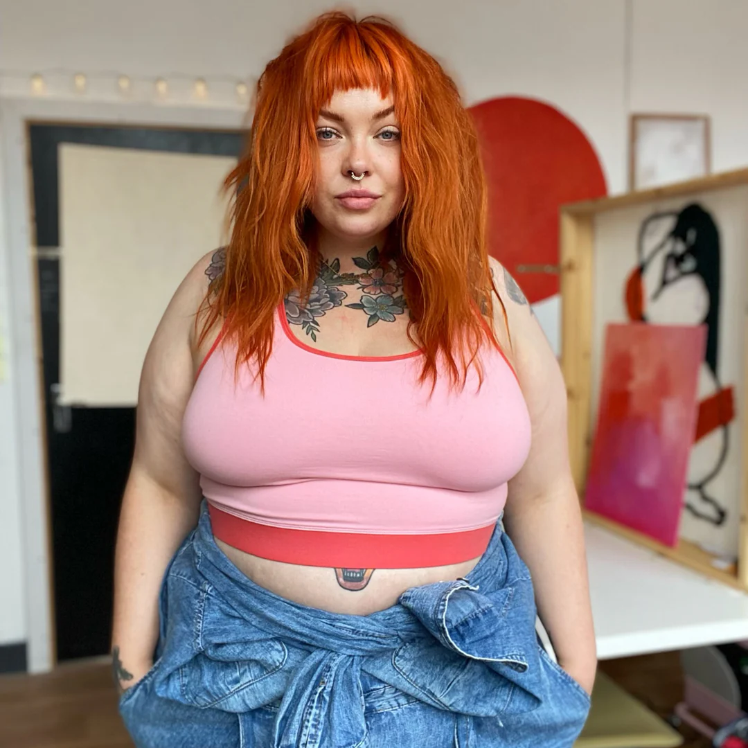 Racerback Bralette - Candyfloss *** - Image 3