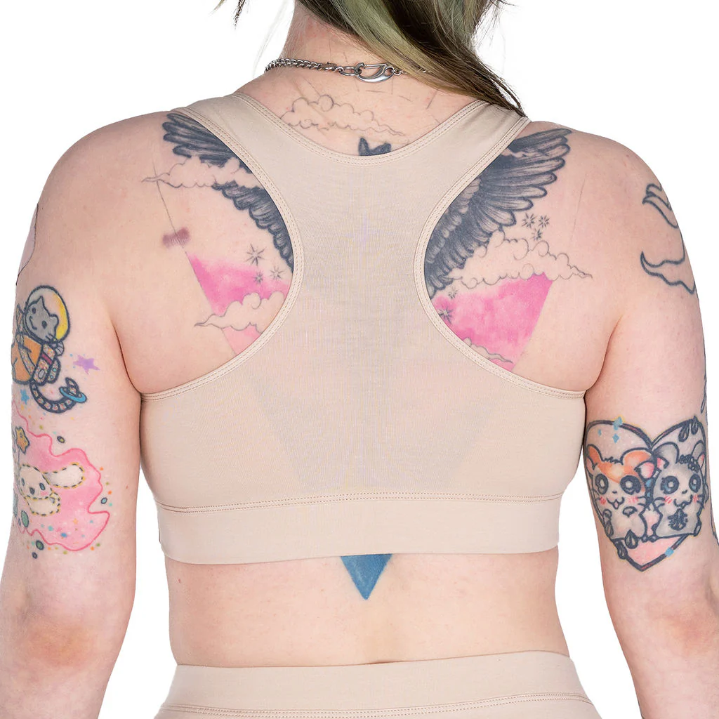 Racerback Bralette - Nude Three - Image 4