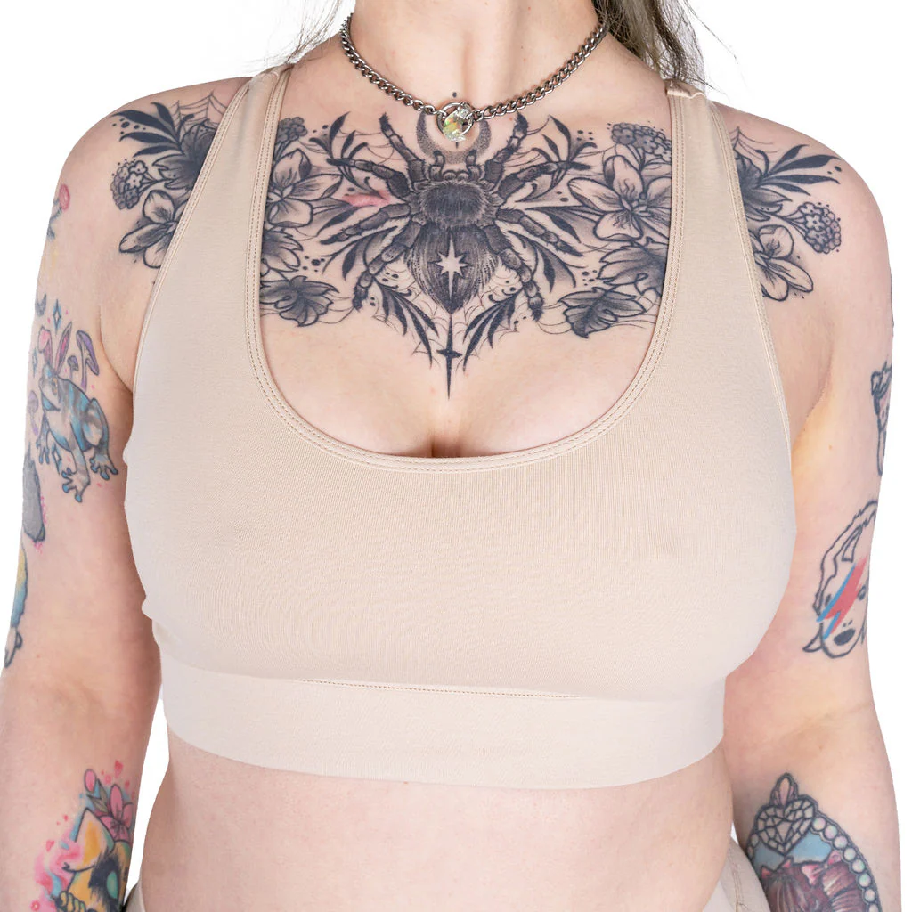 Racerback Bralette - Nude Three - Image 5