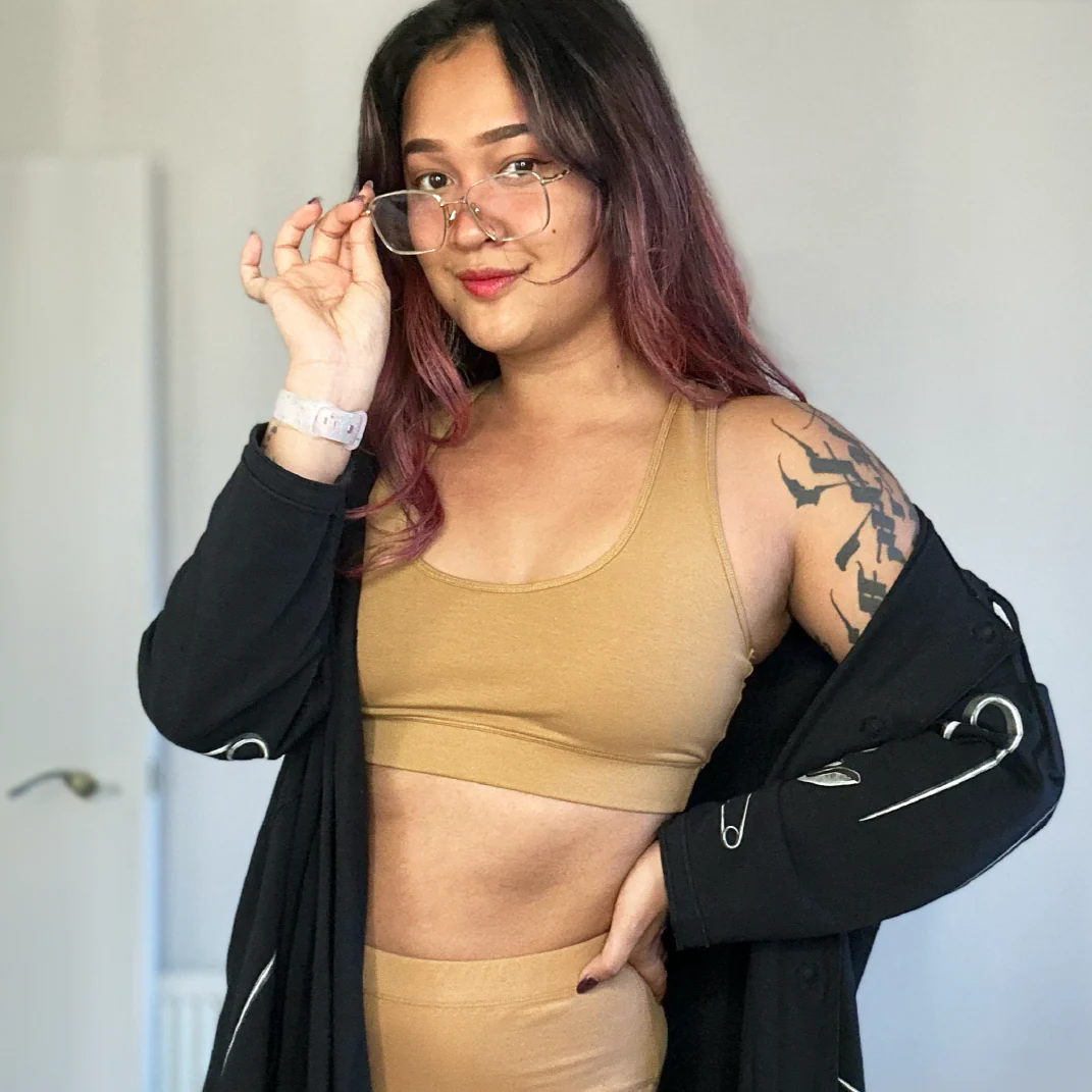 Racerback Bralette - Nude Two - Image 4