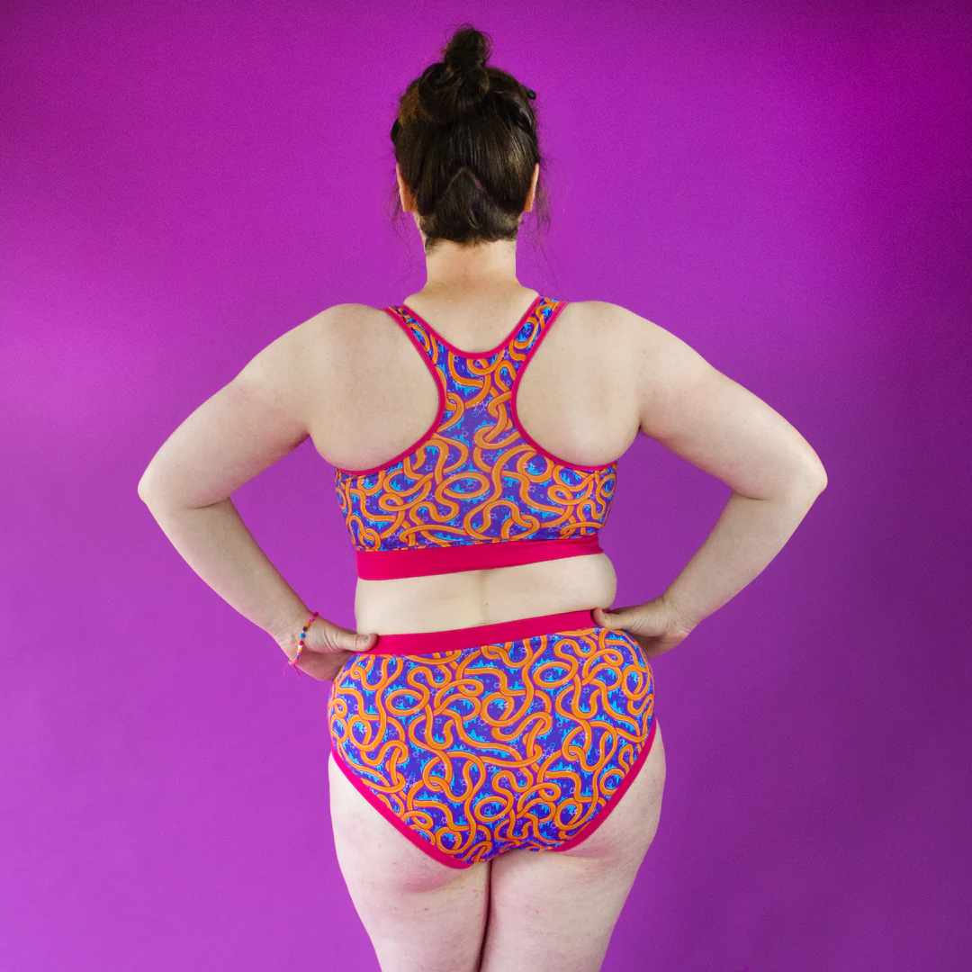 Racerback Bralette - Wiggles *** - Image 3