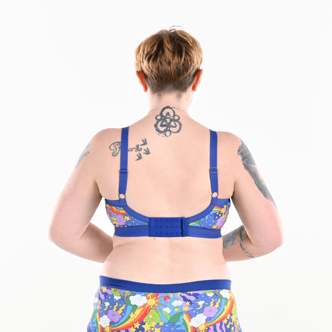 Flexi-Size Bra - Retro Rainbows - Image 6