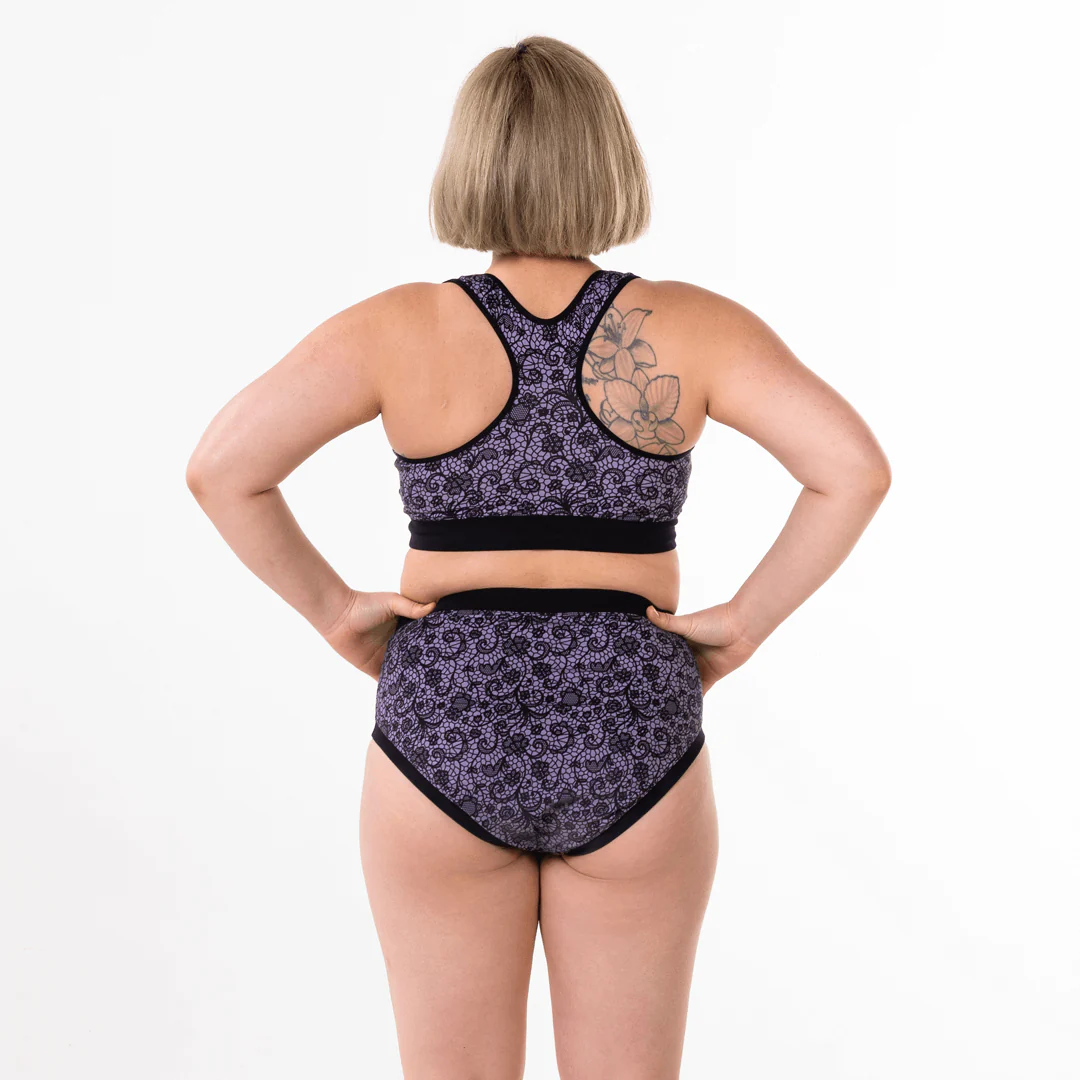 Racerback Bralette - Stormy Lace - Image 3
