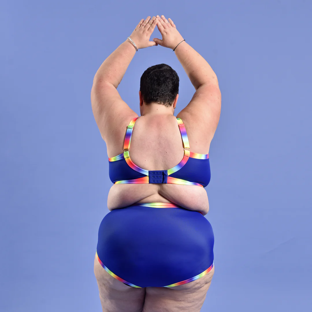 Swim Flexi-Size Bra - Blue Rainbow *** - Image 2