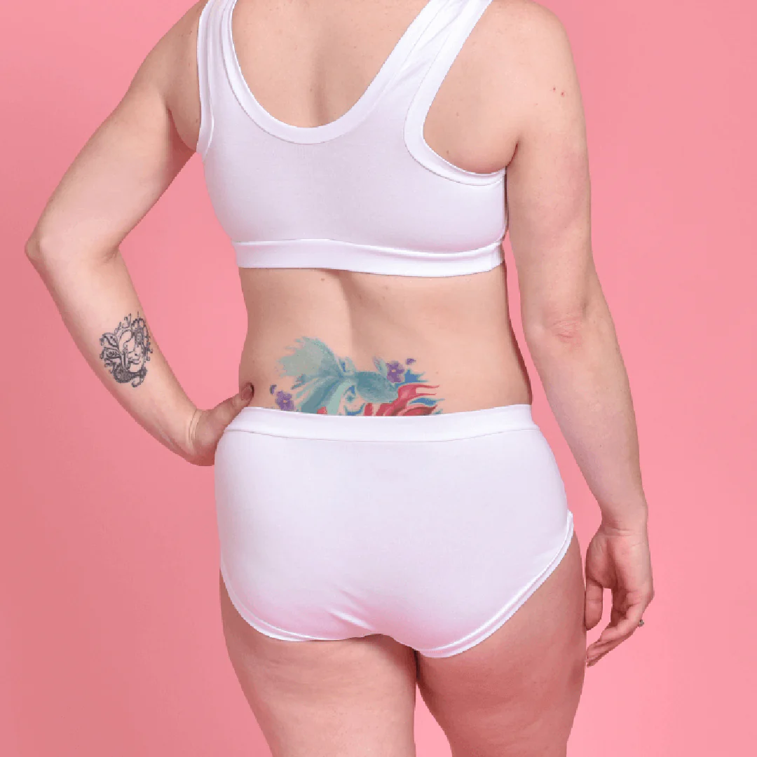 Mid Rise Briefs - White - Image 8
